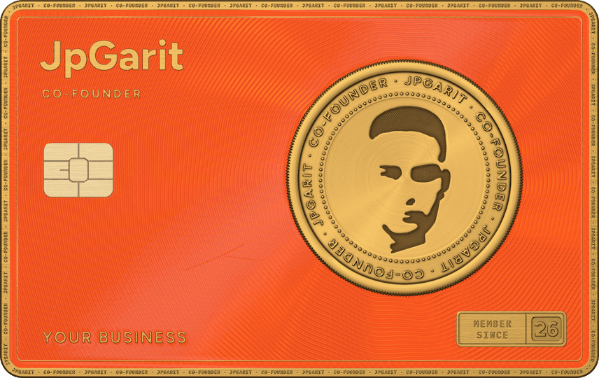 Tarjeta de membresía Partner de JpGarit